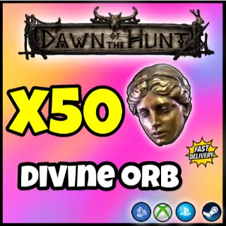 x50 divine orb dawn of the hunt