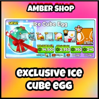 x100 exclusive ice cube egg ps99