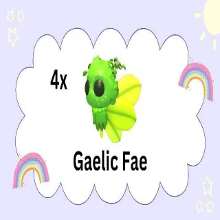 4x GAELIC FAE