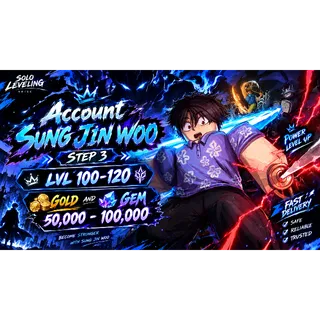 OP 🔥Anime zero Account ⚡️sonjinwoo LVL100-120