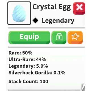 100 Crystal Eggs / FAST DELIVERY ⚡ 