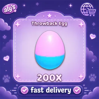 200x Throwback Egg