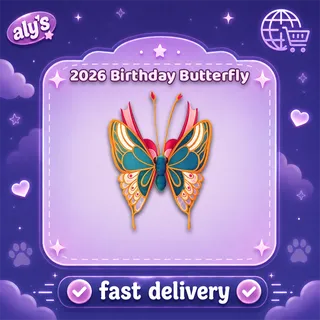 2026 Birthday Butterfly