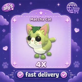 4x Matcha Cat