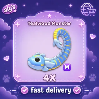 4x M Tealwood Monster