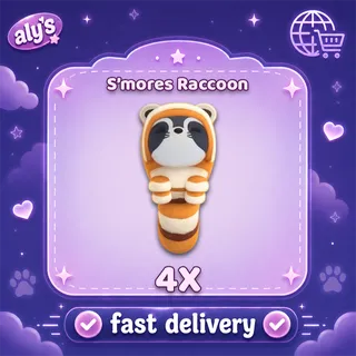 4x S'mores Raccoon