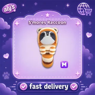 M S'mores Raccoon