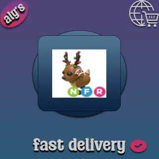 NFR Gingerbread Reindeer