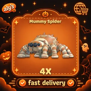 4x Mummy Spider