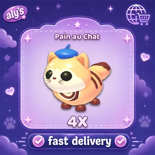 4x Pain au Chat