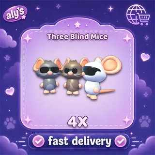 4x Three Blind Mice