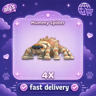 4x Mummy Spider