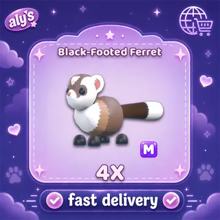 4x M Black-Footed Ferret