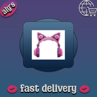 Pink Cat Ear Headphones