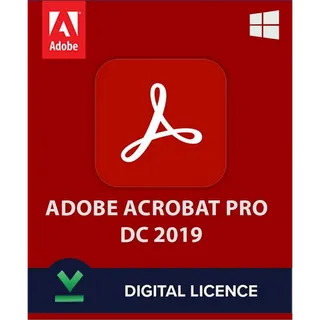 Adobe Acrobat Pro DC 2019 (PC) (1 Device, Lifetime) - Adobe Key - GLOBAL