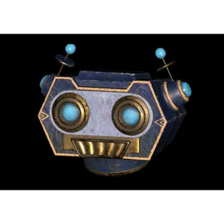 Glowing Robot Mask 2