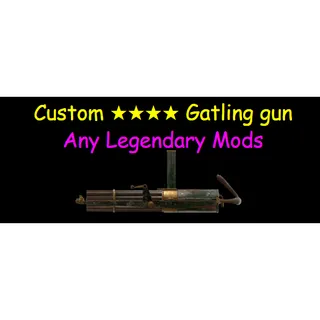 Custom Gatling gun