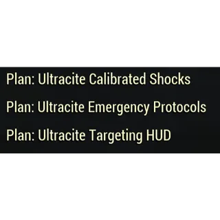 Ultracite PA mod plans set