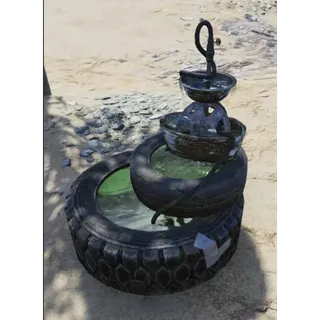 Junkyard fountain plan