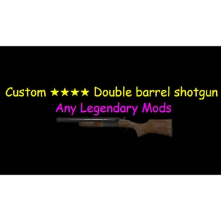 Custom Double barrel shotgun