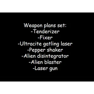 Weapon plans set