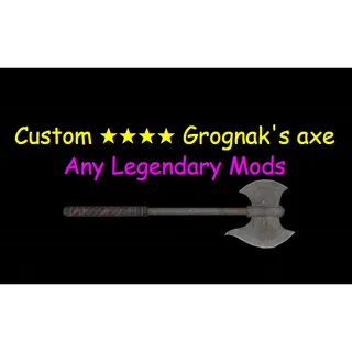 Custom Grognak's axe