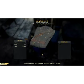 Legendary Coat ap with FDC weight