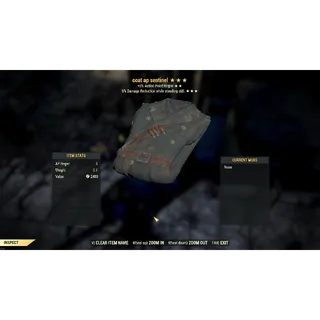 Legendary Coat ap with sentinel