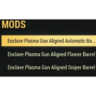 all 3 Enclave Plasma mods
