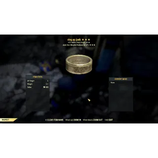 Legendary Ring ap with junk weight