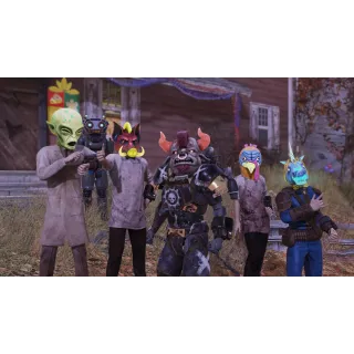 Glowing Fasnacht mask