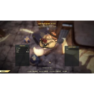 Legendary Mole Head ap with weapon weight