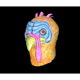 Glowing Turkey Mask