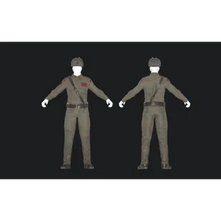 Communist commander outfit set