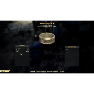 Legendary Ring ap with weapon weight