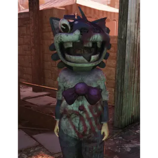 Soiled Mr. Fuzzy Mascot Suit set