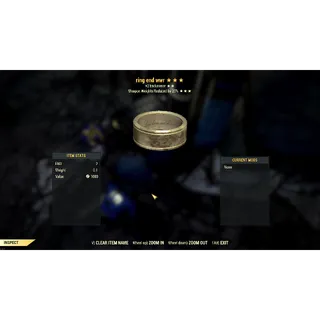 Legendary Ring end with weapon weight