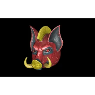 Glowing Pig Mask