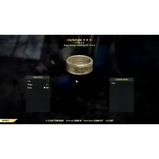 Legendary Ring luck with weapon weight