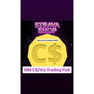 10M C$ Fisch Coins -FISCH