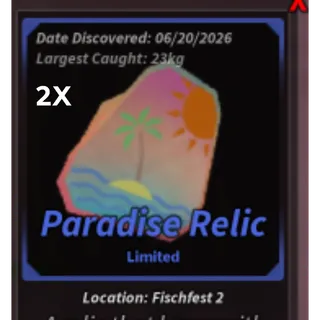 Paradise Relic -Fisch