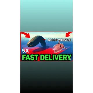 5X Bloop whistle Fisch