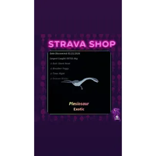 FOSSILIZED PLESIOSAUR -FISCH