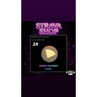 2x Golden sea pearl