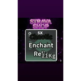 5X CHAOTIC RELIC - FISCH