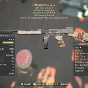 q/50crit/25 elder mark