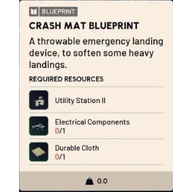 Arc Raiders Crash Mat Blueprint