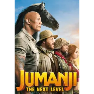 Jumanji: The Next Level HD MA redeem.sonypictures.com
