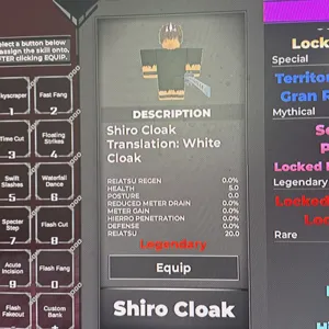 Shiro cloak/type soul