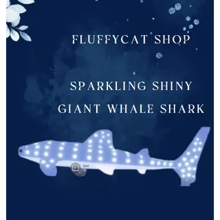 fisch: sparkling shiny giant whale shark